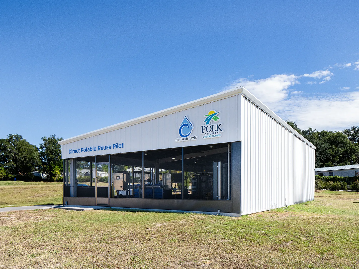 The Cherry Hill Water Treatment Facility serves as a pilot program for direct potable water reuse in Polk County, Florida.