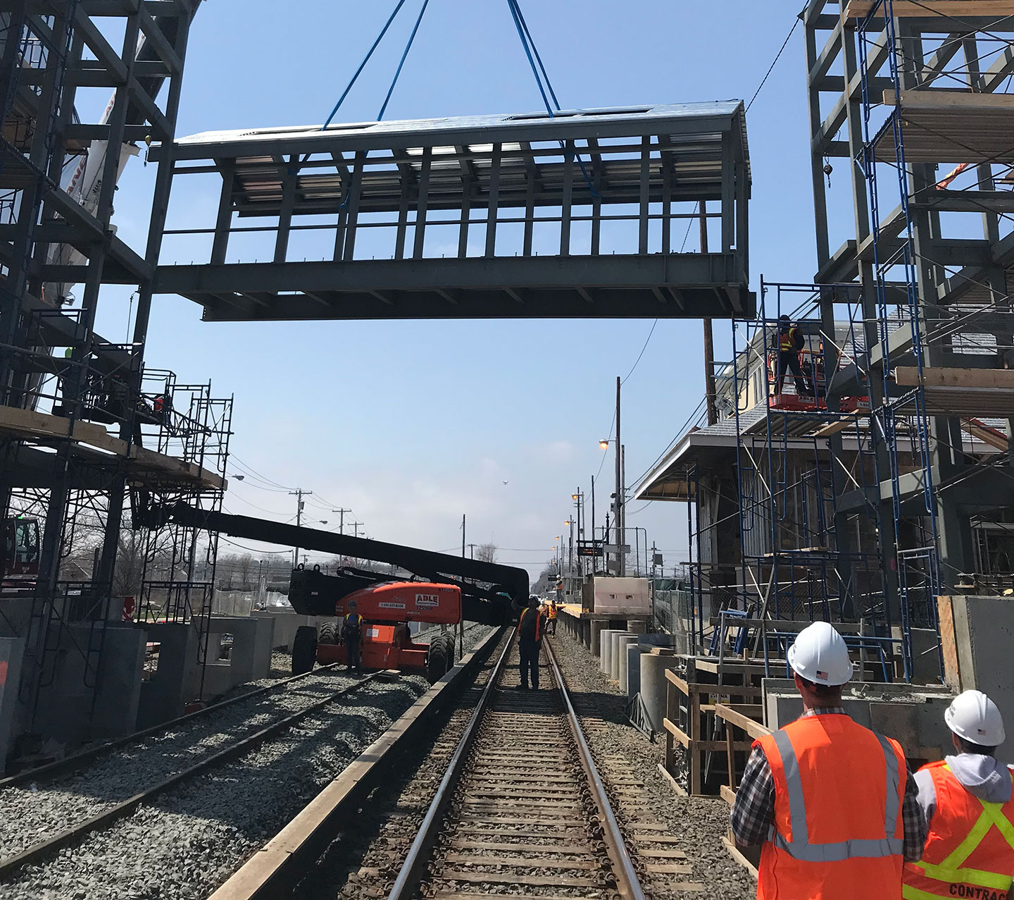 Wyandanch Station Construction