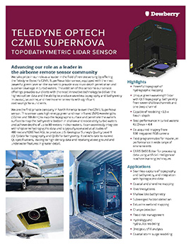 Teledyne Optech CZMIL SuperNova