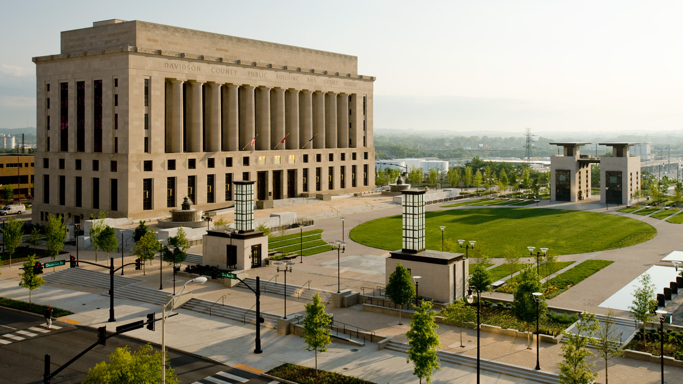 "Not only is this project a careful restoration and contemporary modernization of a historic 1937 courthouse, but it creates a major new public plaza... a dramatic new setting." -Justice Facilities Review Jury