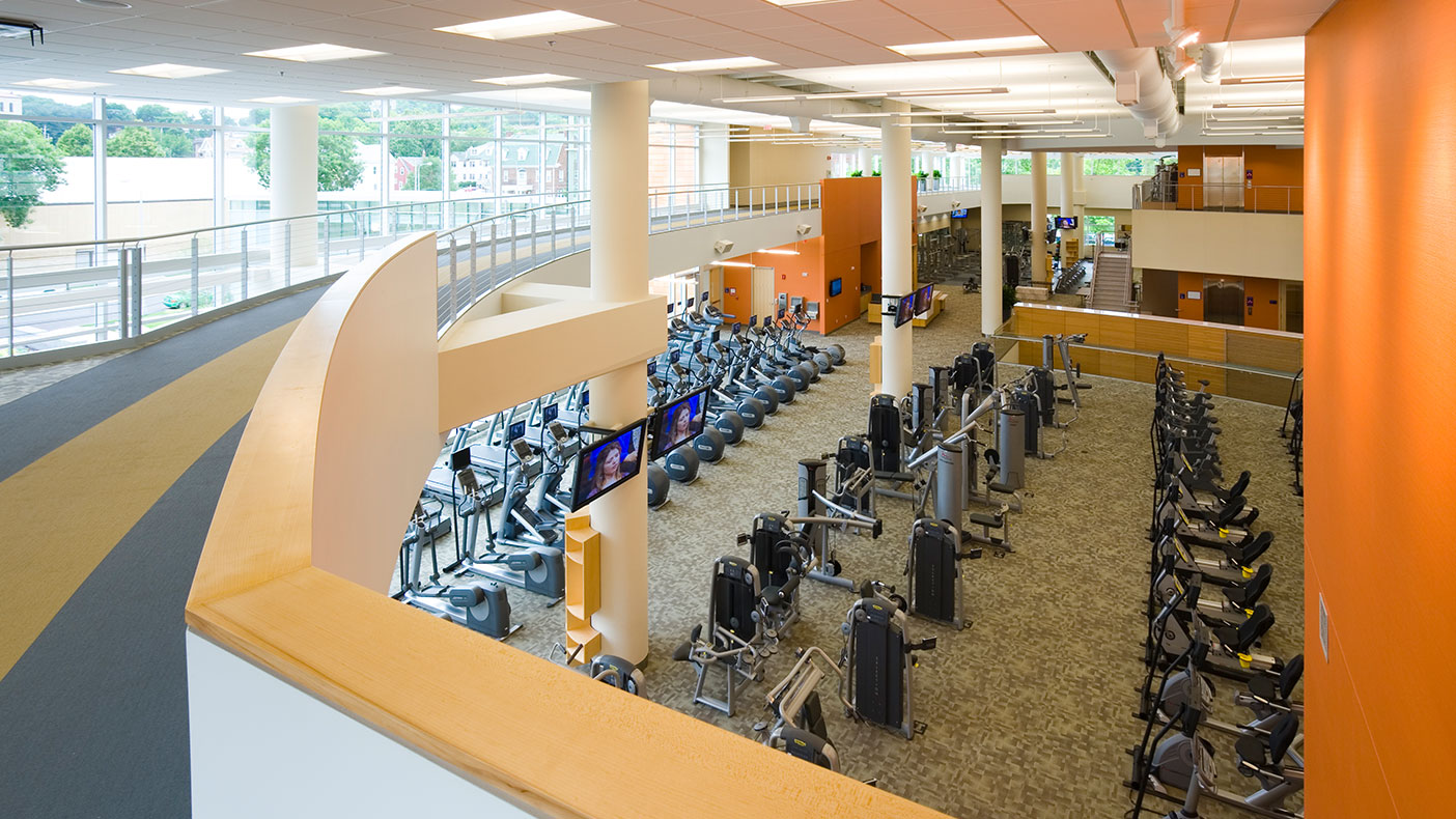 The center supports traditional fitness programs as well as ambitious programs in education and research.
