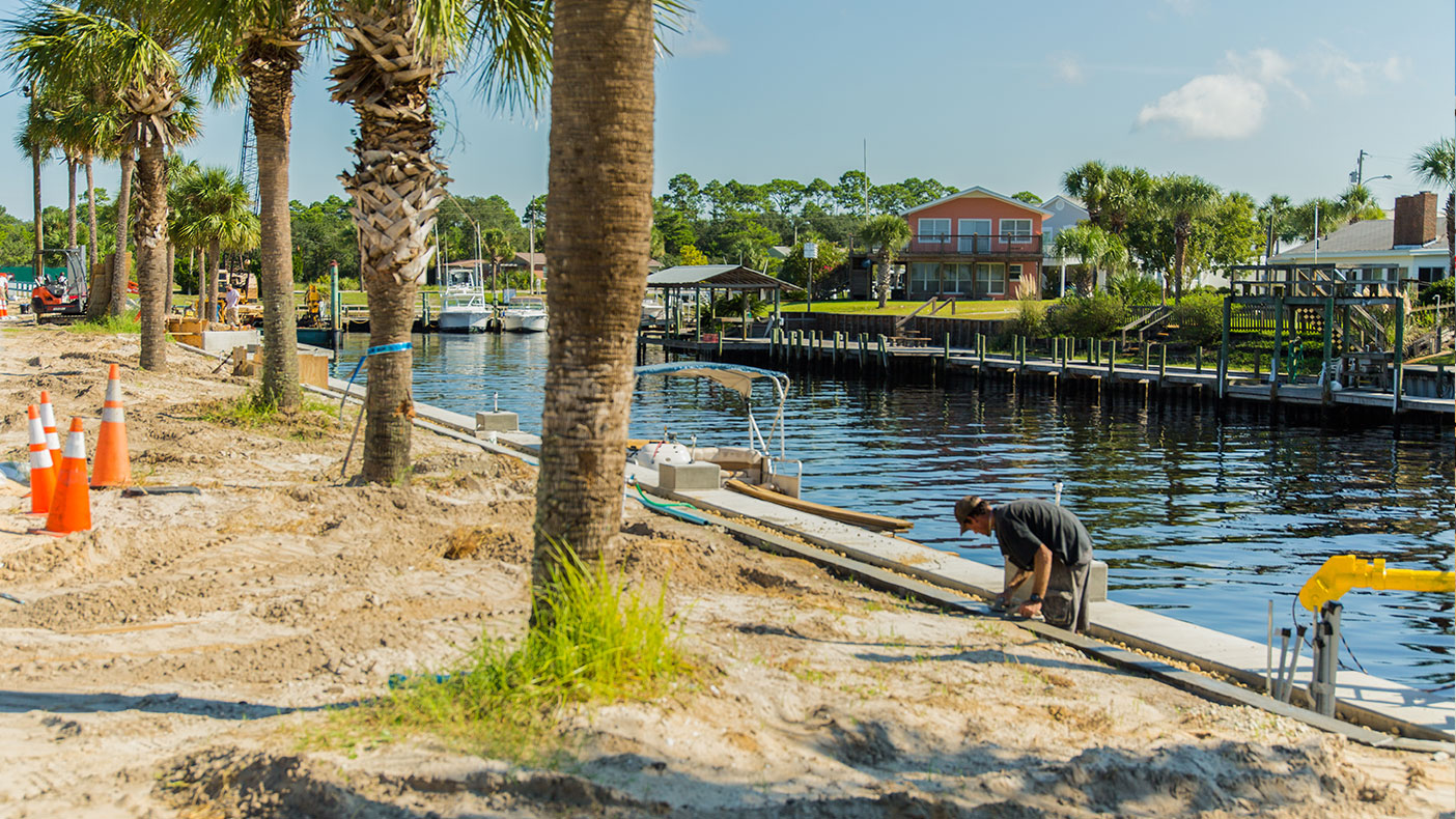 The new, improved marina will serve as a vital resource for the city.