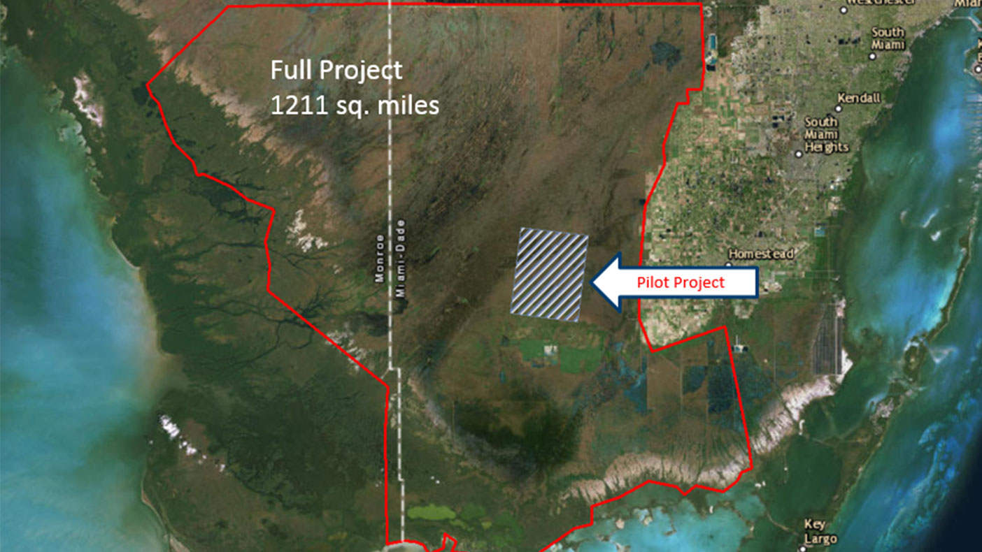 We’re covering 1,211 square miles within the Everglades National Park to produce elevation data for the unique environment.