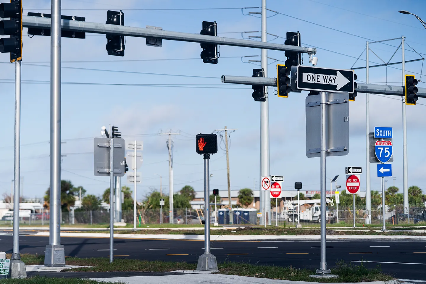 Pedestrian walkways and tunnels pave the way for foot traffic.