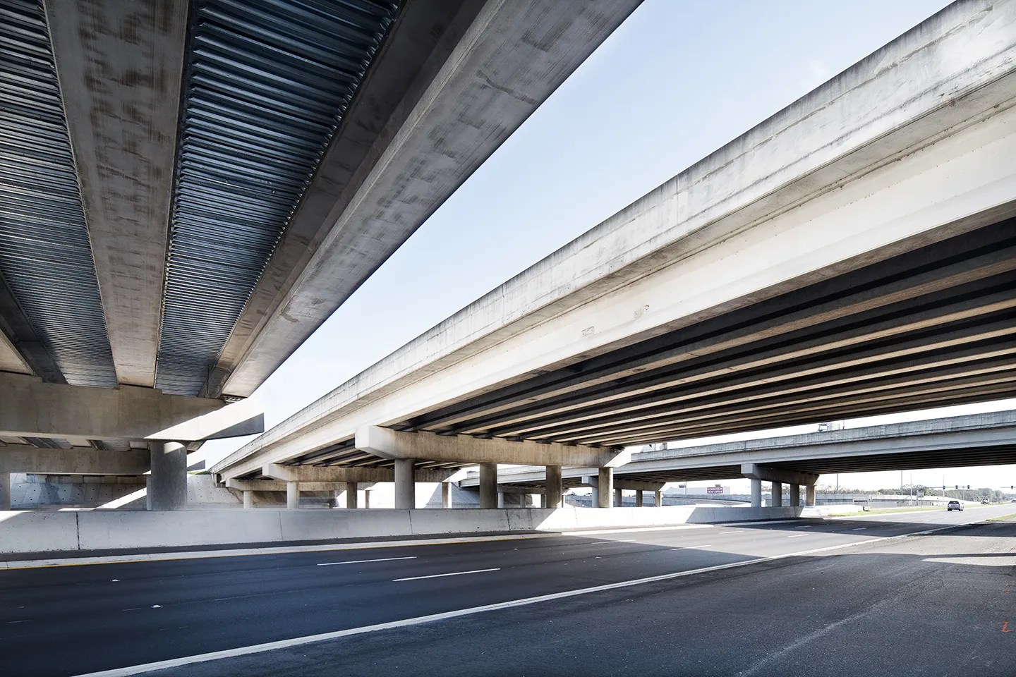 Three new bridges were added as part of the design-build project.