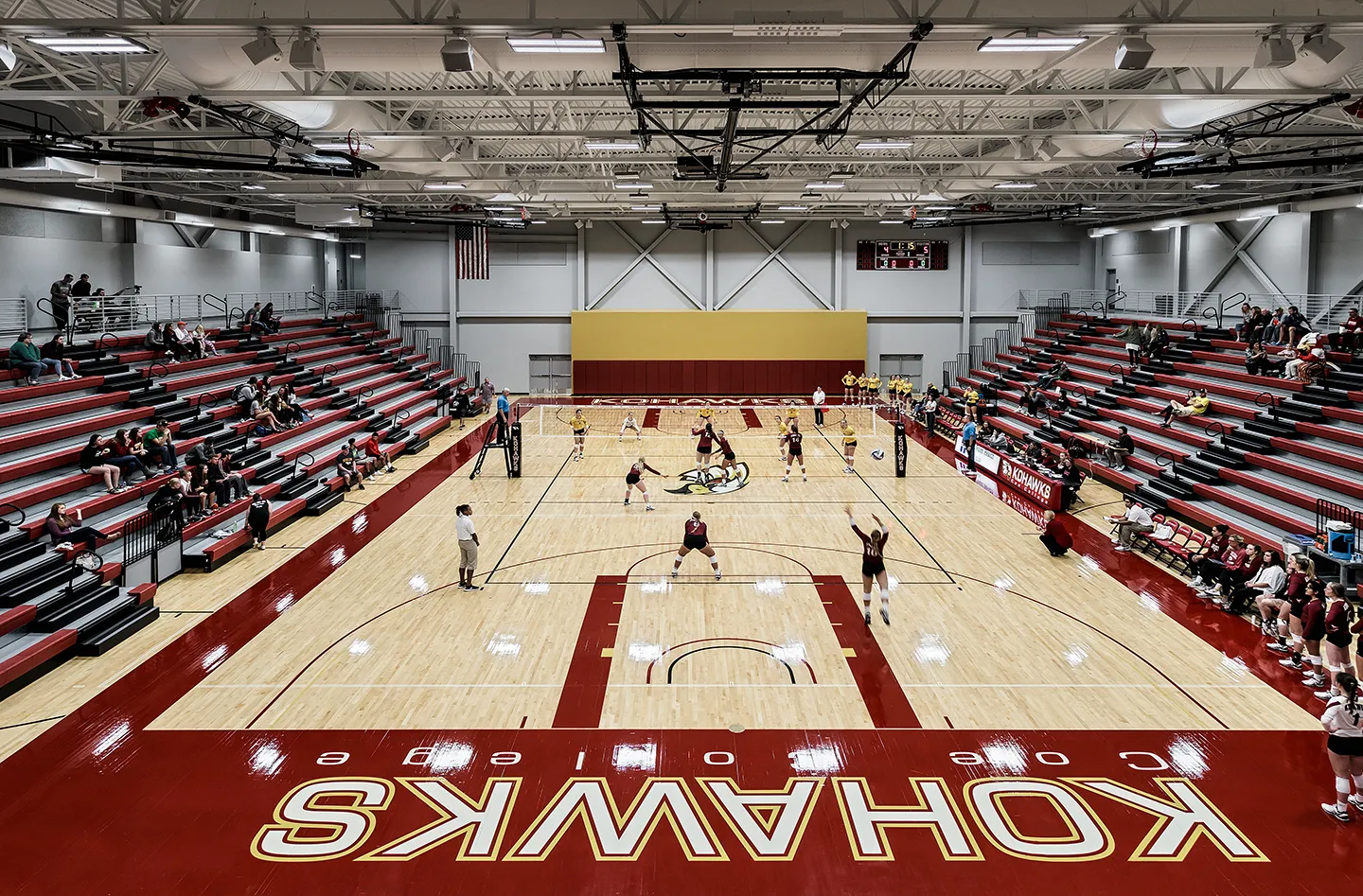 Kohawk Arena’s performance court.