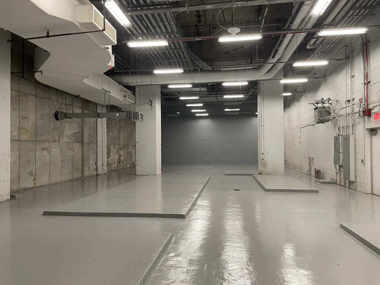 The PATH Track Level’s voids were injected with epoxy, then cleaned and painted.